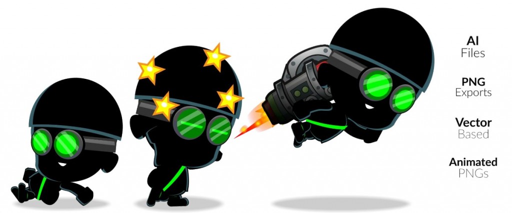 Free Shadow Boy and Ninja – Royalty Free Game Art for Subscribers ...