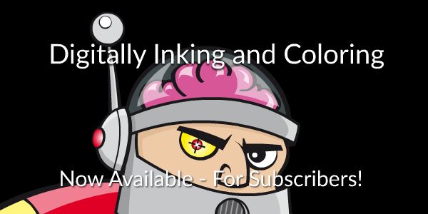 Digital Inking and Coloring with Adobe Illustrator video tutorials