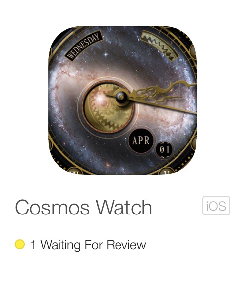 Apple Watch app waiting for review