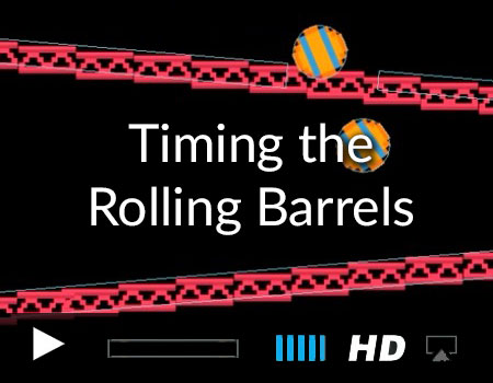 Timing Rolling Barrels with Swift and SpriteKit