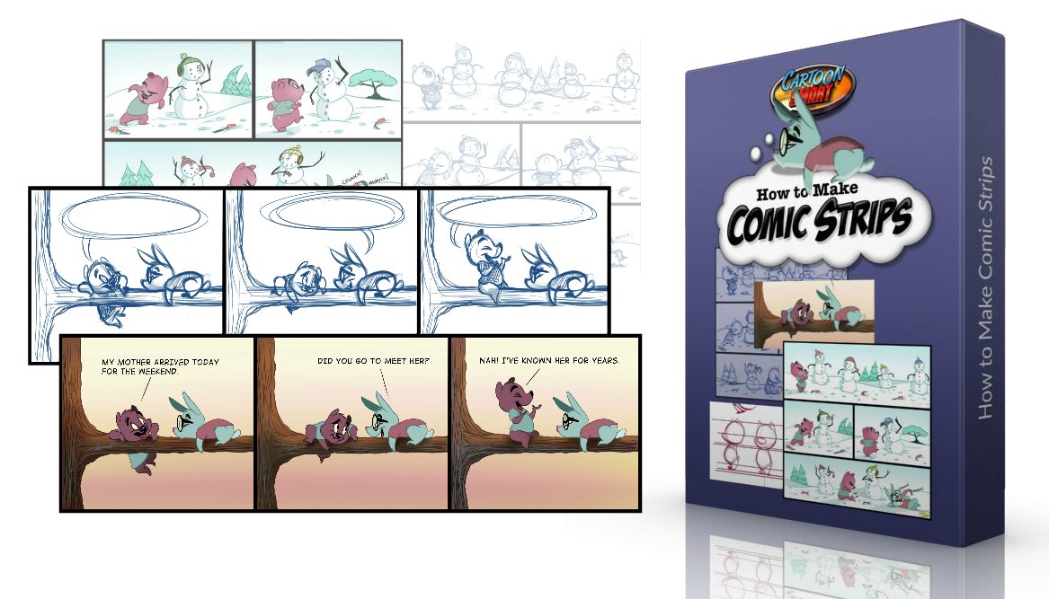 How to draw comics strips tutorial