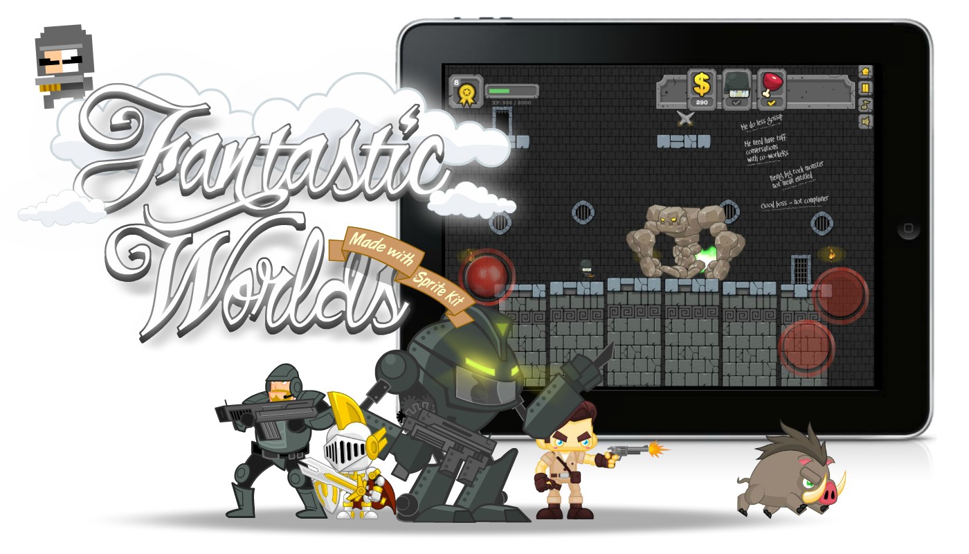 Fantastic Worlds iOS Starter Kit – One Year License | CartoonSmart.com